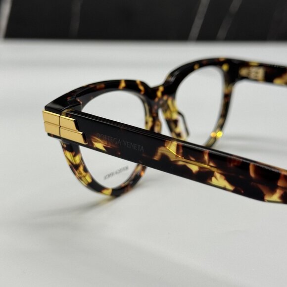 NEW BOTTEGA VENETA BV1106O 002 CAT EYE HAVANA WOMEN EYEGLASSES - Picture 5 of 9